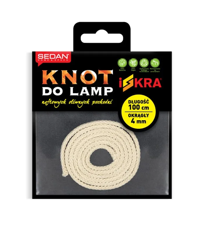 Knoty do lamp naftowych